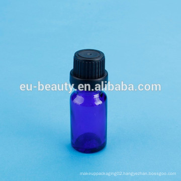 Blue glass dropper bottle for essential oil e liquid